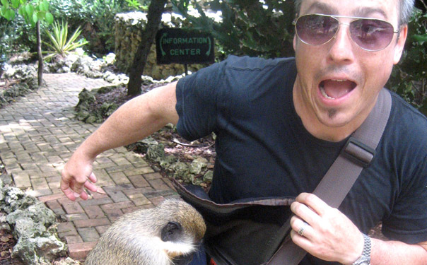 David and a Monkey!